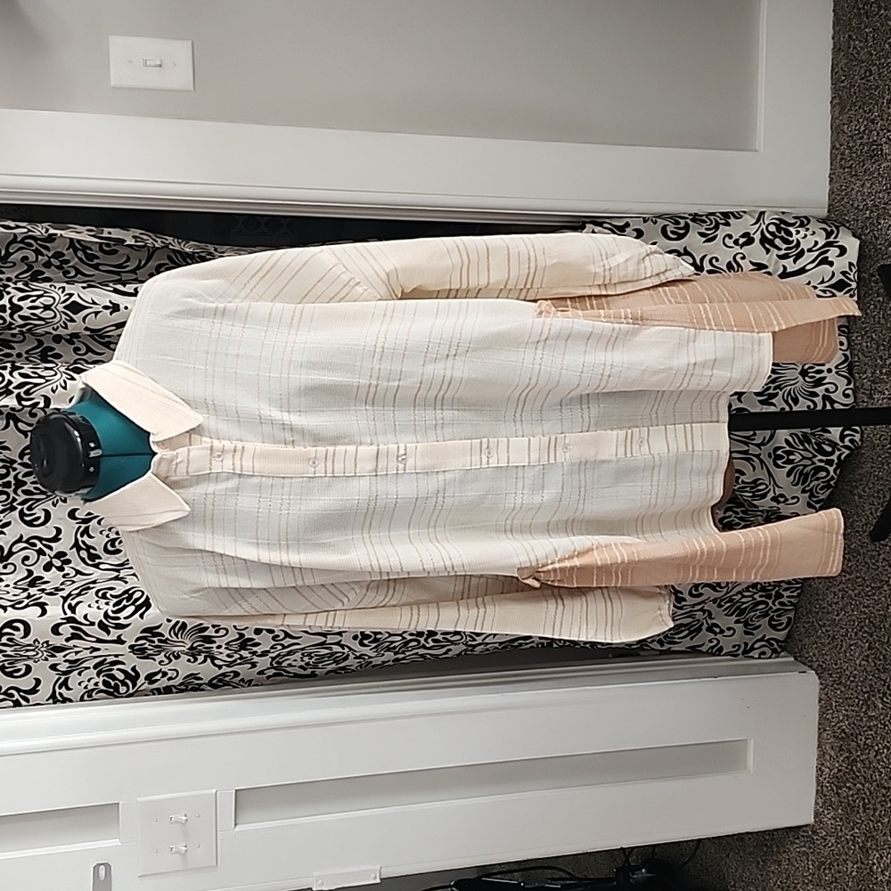 Time After Time cotton patchwork top NWOT